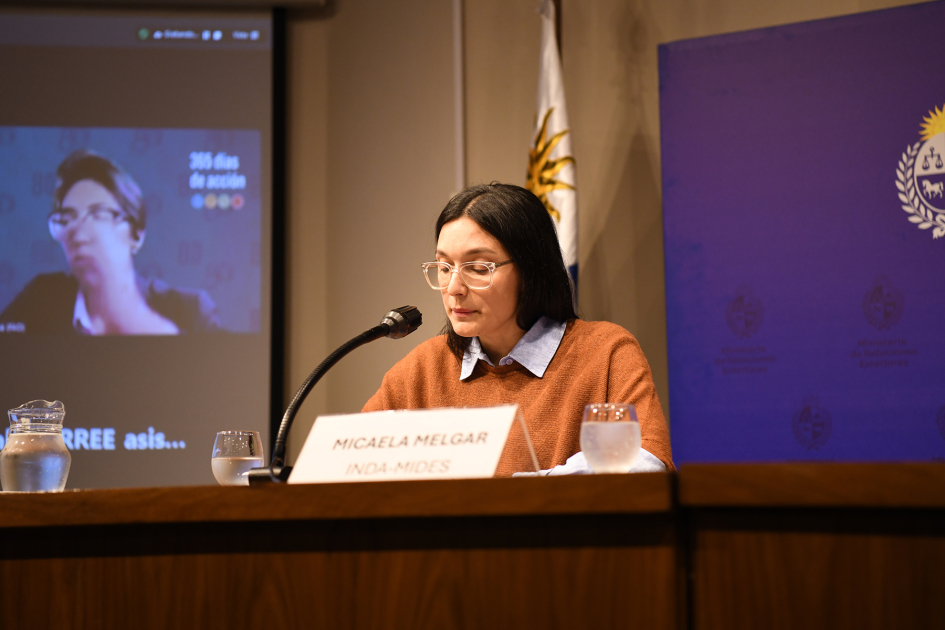 Micaela Melgar, directora del INDA.