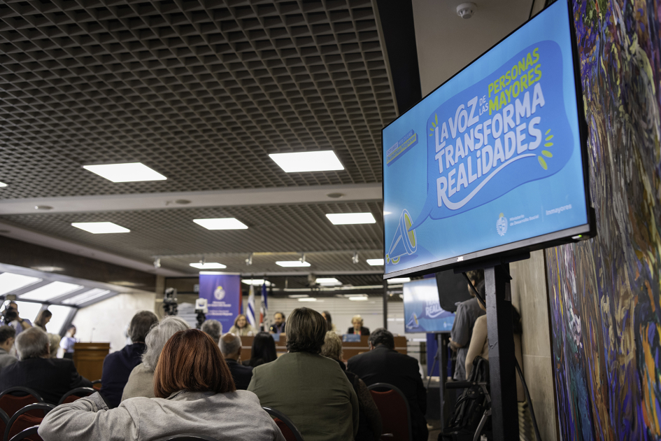 Águeda Restaino, representante de la Red Nacional de Organizaciones de Personas Mayores (REDAM)