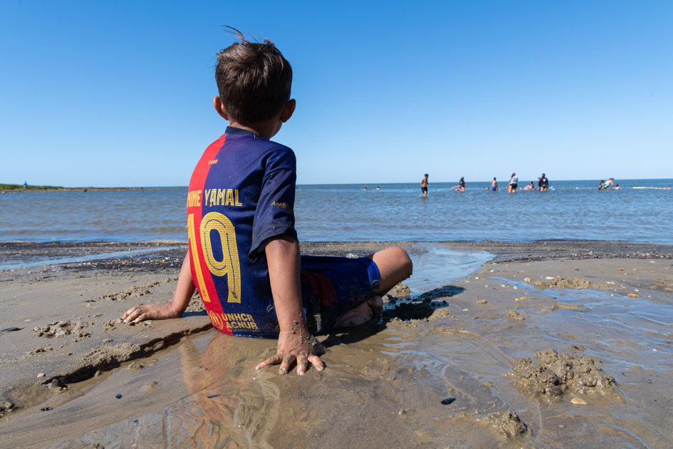 Programa "Al Agua Pato" en la playa de Pajas Blancas.