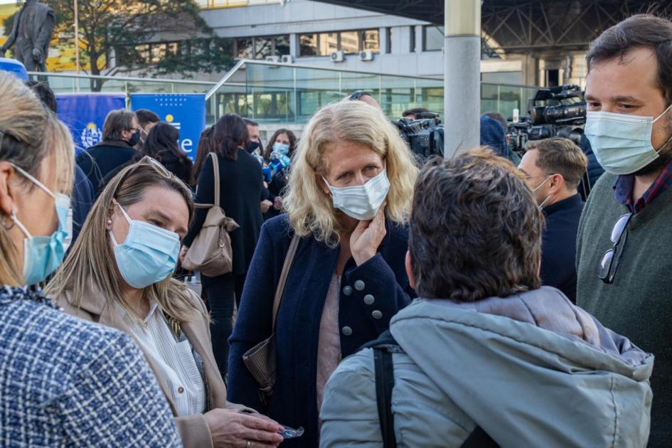 Presidencia, Asse y Ministerio de Desarrollo Social presentan ambulancias para personas en situación de calle. Presidencia, Asse y Mides presentan ambulancias para personas en situación