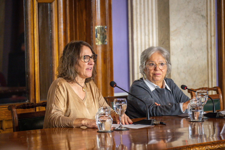 Furtado y Xavier, informe sobre violencia política a mujeres en 2024. Foto: Parlamento. Furtado y Xavier, informe sobre violencia política a mujeres en 2024. Foto: Parlamento.