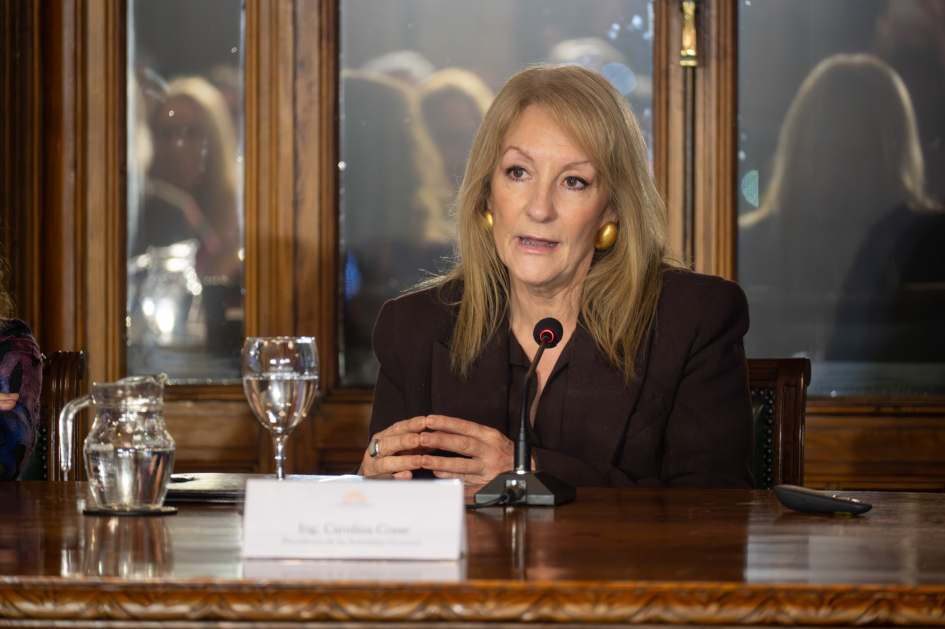 Cosse en la presentación del informe sobre violencia política a mujeres en 2024. Foto: Parlamento. Cosse en la presentación del informe sobre violencia política a mujeres en 2024. Foto: Parlamento.