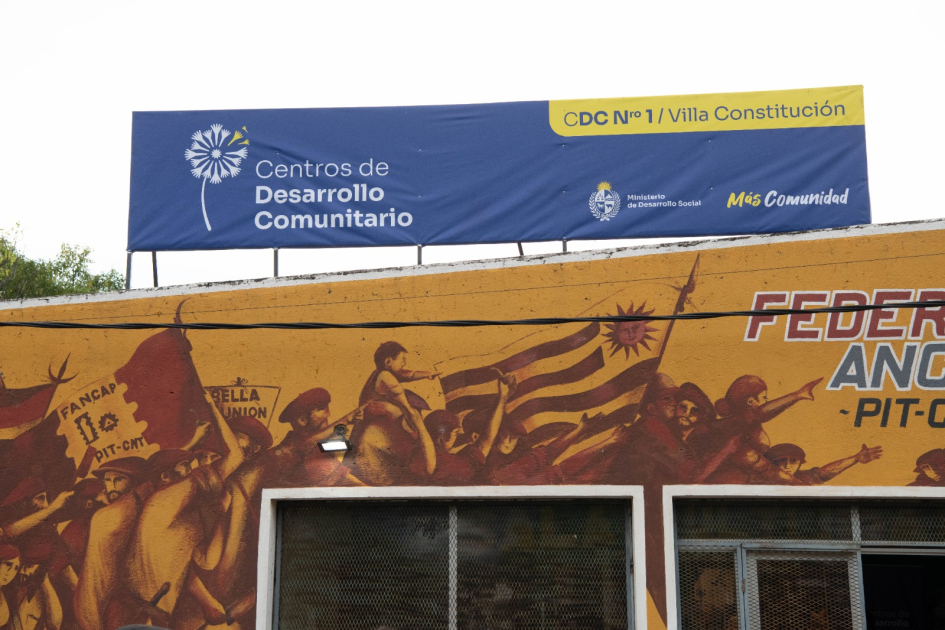 Inauguración del Centro de Desarrollo Comunitario en Villa Constitución.