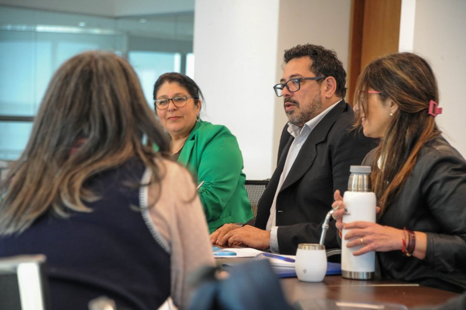 Reunión en Torre Ejecutiva por violencia vicaria.