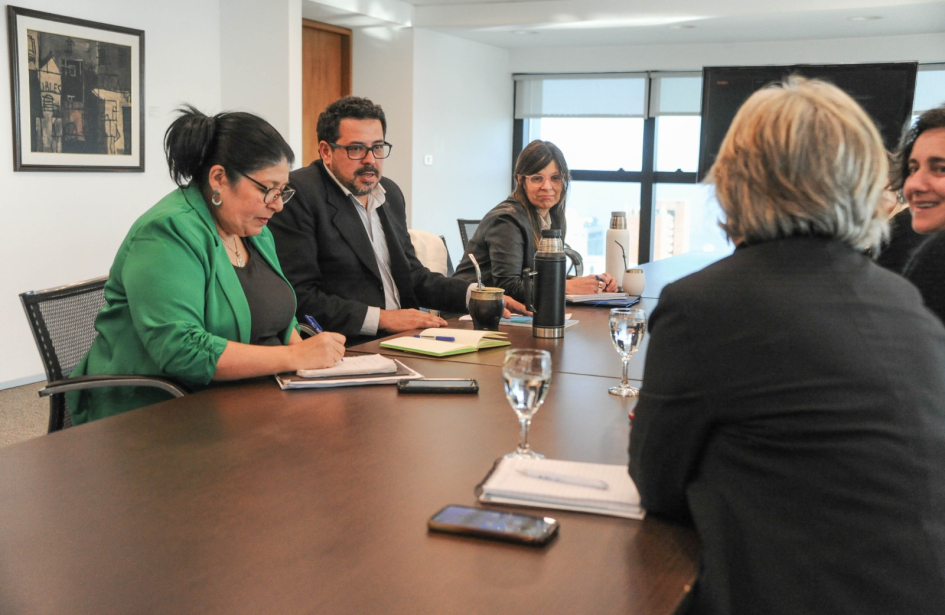 Reunión en Torre Ejecutiva por violencia vicaria.