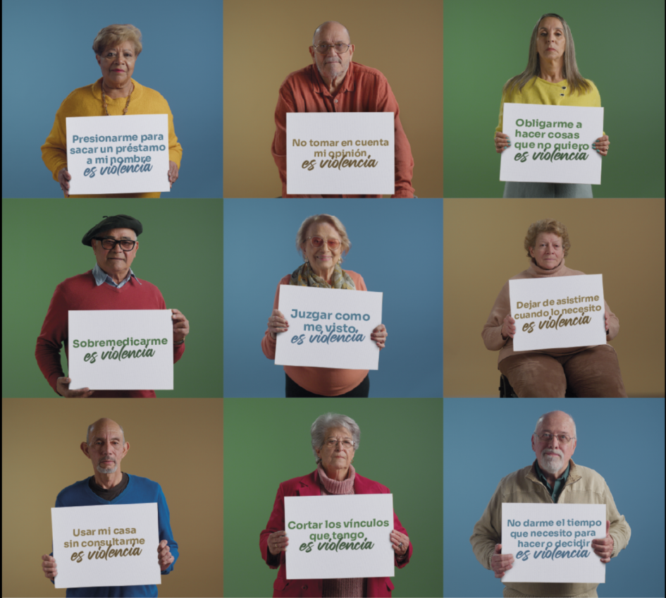 Campaña por la Toma de Conciencia del Abuso y Maltrato en la Vejez .
