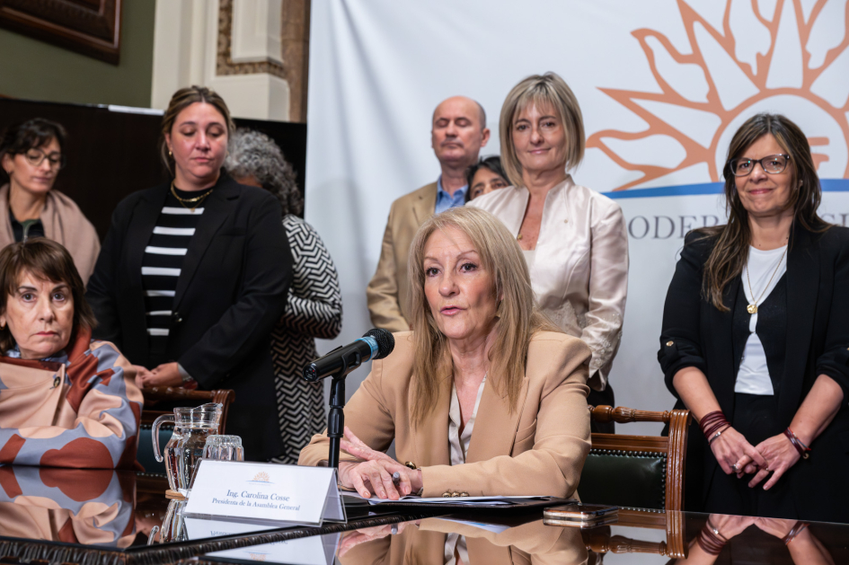 Cosse durante la conferencia de prensa para informar de la misión técnica en Córdoba (Argentina). Cosse durante la conferencia de prensa para informar de la misión técnica en Córdoba (Argentina).