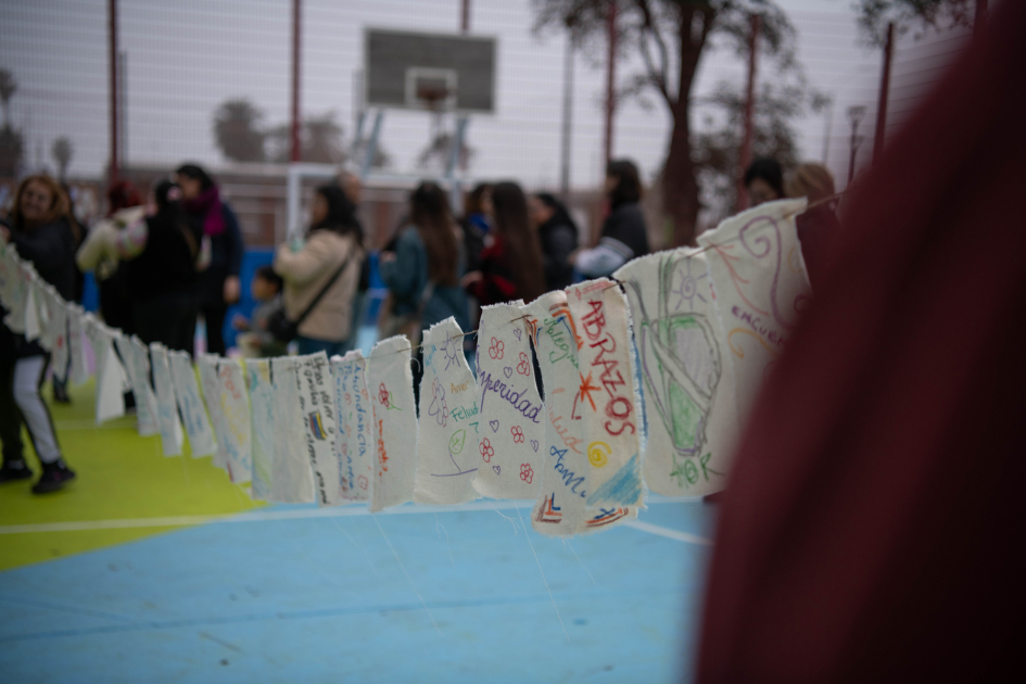Actividad de Centro de Migrantes en Plaza en Ciudad Vieja. Actividad de Centro de Migrantes en Plaza en Ciudad Vieja.