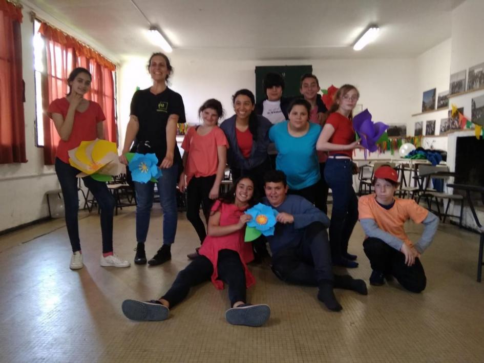 Muestra Territorios de la Danza 2019 Grupo de jóvenes de PAGRO, TDA