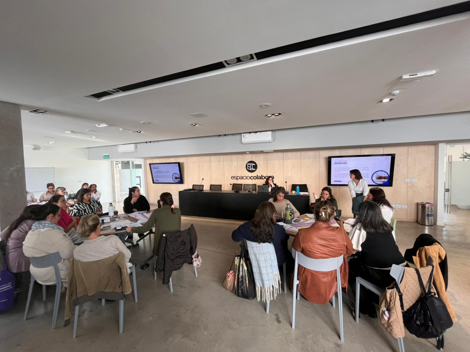 Participantes del taller de trabajo interinstitucional para conceptualizar la violencia vicaria