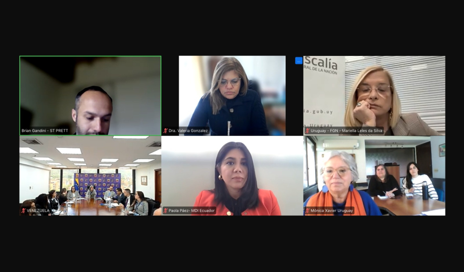 Participantes del webinario Territorialización de la política nacional sobre trata de personas Participantes del webinario Territorialización de la política nacional sobre trata de personas