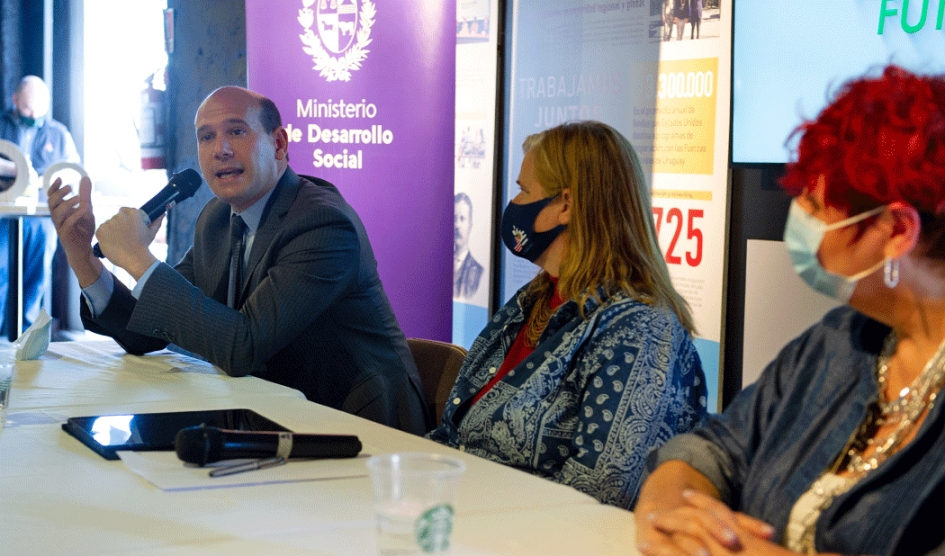 Martín Lema, Jennifer Savage y María Blanco Pate