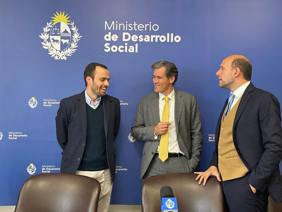 Iturralde, Fernández de Castro y Lema (Foto: Presidencia) 