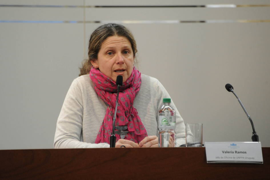Valeria Ramos, jefa de la Oficina del UNFPA Uruguay. Valeria Ramos.