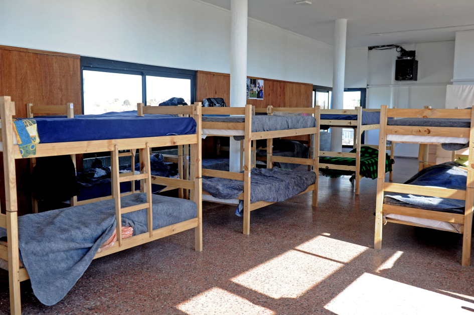 Nuevo refugio en estadio Tróccoli del Cerro.