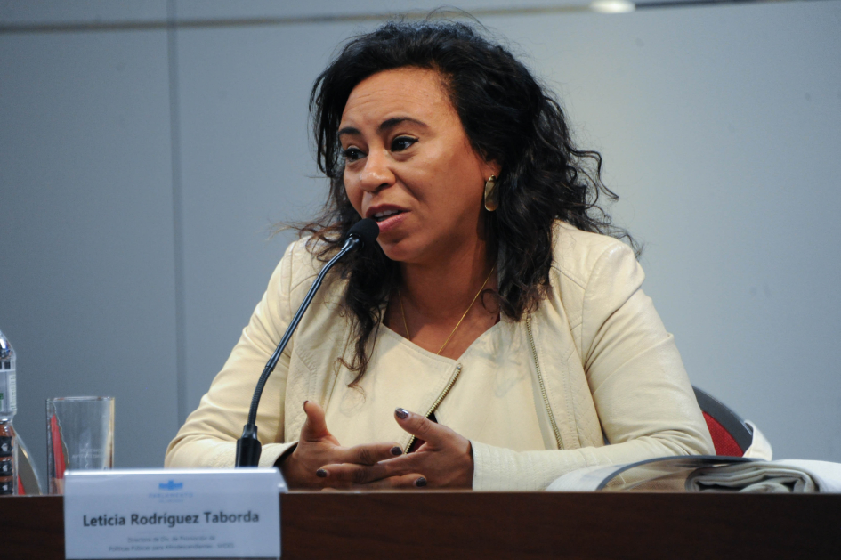Leticia Rodríguez Taborda, directora de la división de políticas para población afro. Leticia Rodríguez Taborda.