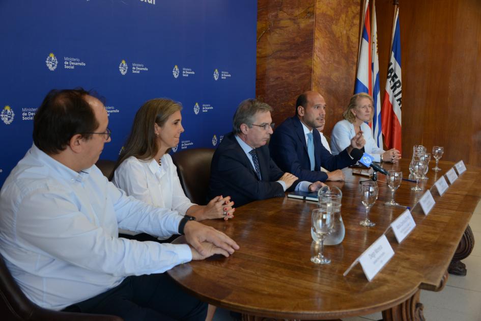 Intervención del ministro de Desarrollo Social (Fuente: Presidencia) Intervención del ministro de Desarrollo Social (Fuente: Presidencia)