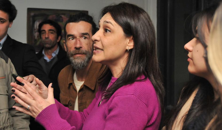 Cecilia Baroni, fundadora del proyecto de Radio Vilardevoz (Fuente: Presidencia) Cecilia Baroni, fundadora del proyecto de Radio Vilardevoz (Fuente: Presidencia)