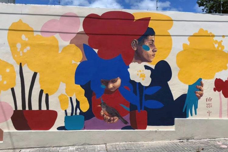Mural Mural con varios colores