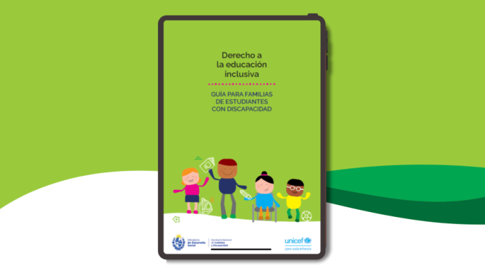 Carátula de la publicación "Derecho a la educación inclusiva"