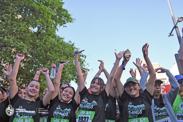 fotografía tomanda en la inju5K Montevideo