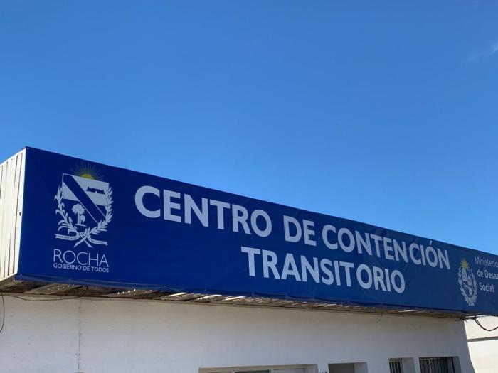 Fachada del Centro de Contención en Chuy