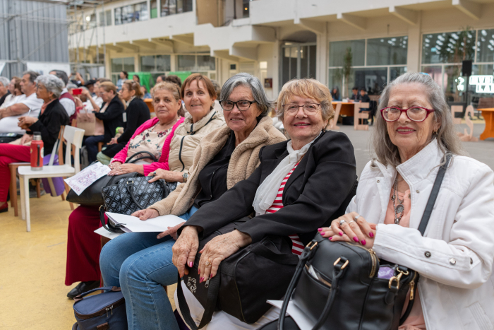 8 de Marzo Mujeres Mayores Fotografia de mujeres mayores participando del Encuetro Nacional de Presonas Mayores