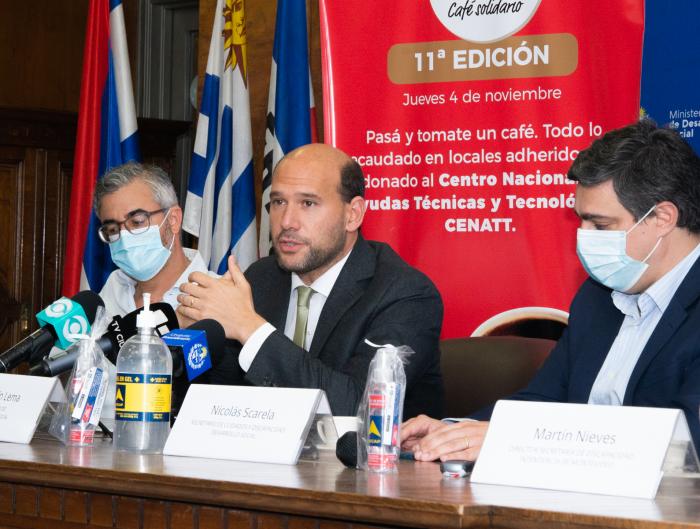 Ministro Lema, Nicolás Scarela y Federico Celsi