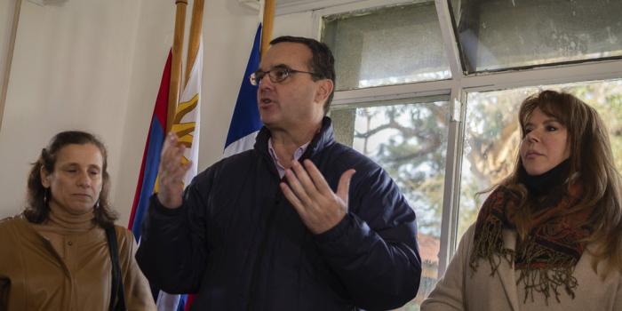 Conferencia de prensa del ministro Bartol en el Centro Tiburcio Cachón