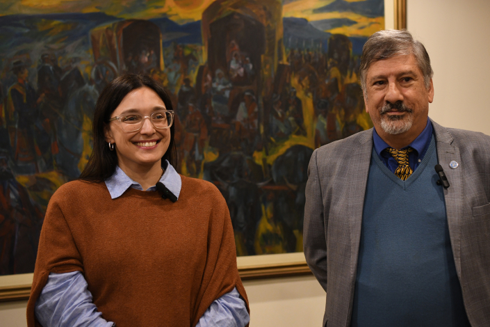 Micaela Melgar y Gonzalo Kmaid.