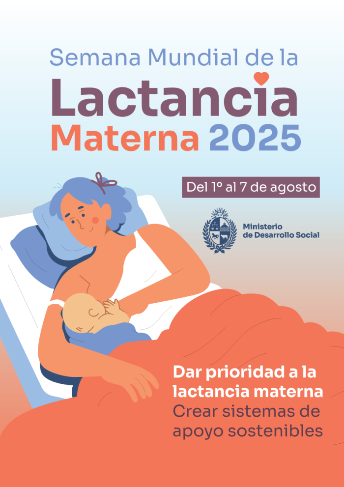 Afiche Semana Mundial de la Lactancia Materna 2025
