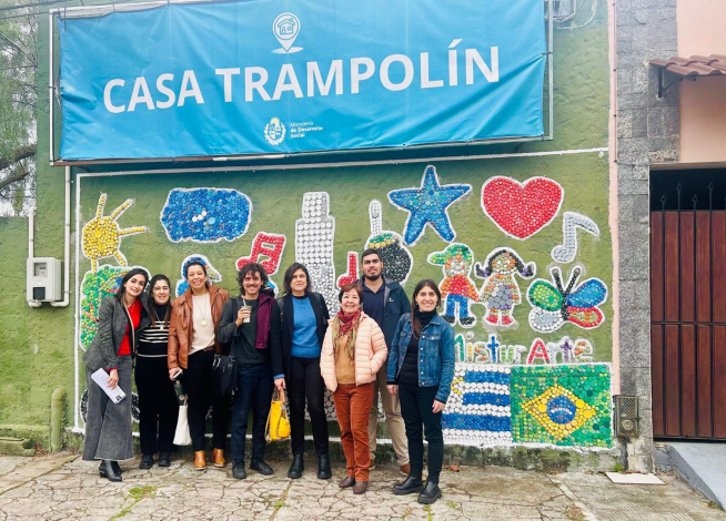 Visita de división de migrantes al departamento de Rivera.
