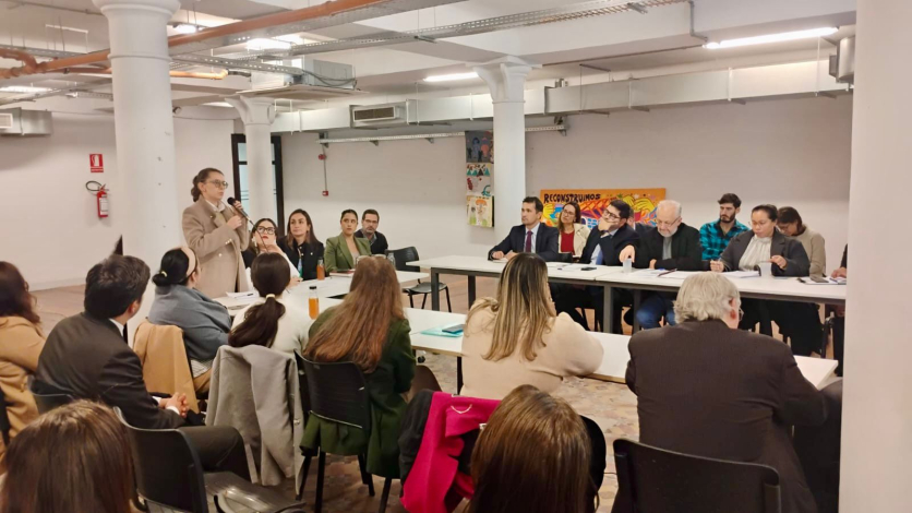 Reunión de cónsules en división de protección social para personas migrantes. Reunión de cónsules en división de protección social para personas migrantes.