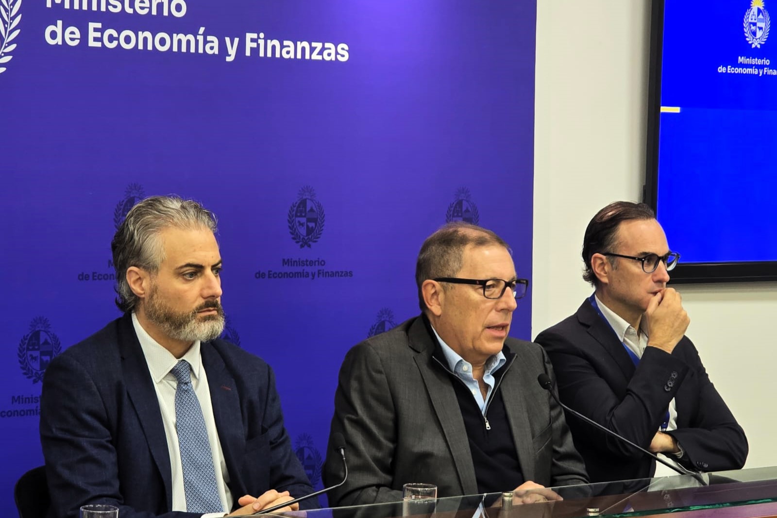 Herman Kamil, Gabriel Oddone y Guillermo Tolosa