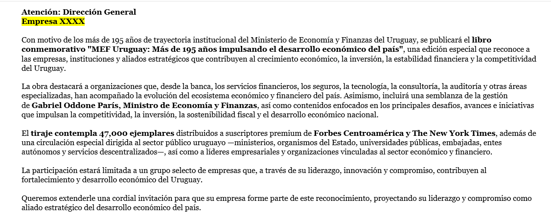 Aclaración institucional ante convocatoria editorial no oficial