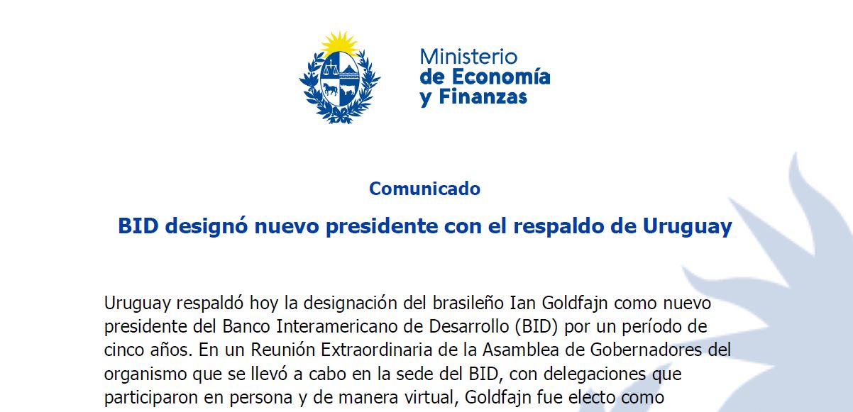 BID comunicado