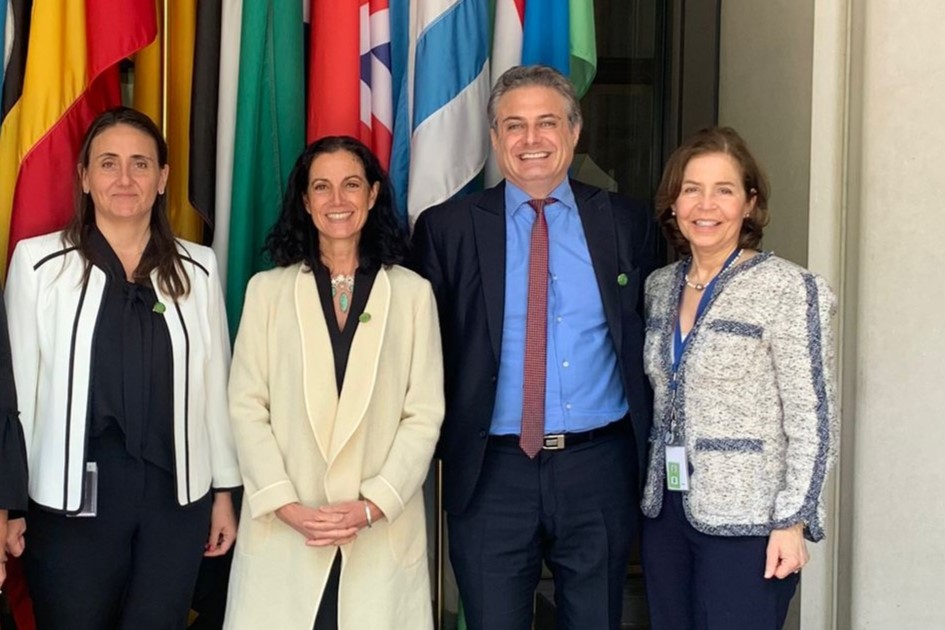 Carolina Saizar, Azucena Arbeleche, Herman Kamil e Inés Bustillo