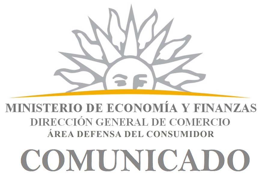 logo Comunicado del Área Defensa del Consumidor Comunicado a la población