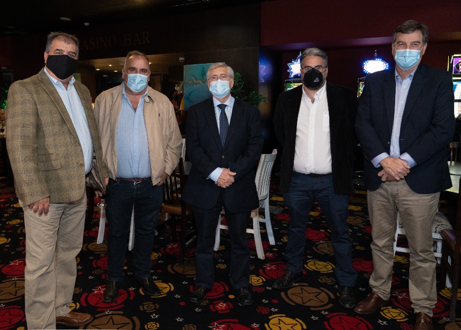 Rodrigo Blas, Joselo López, Tabaré Viera, Martín Pereira, Gustavo Anselmi Reapertura Casino Nogaró