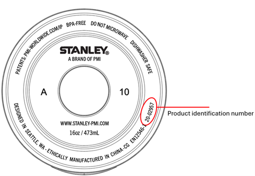 Ubicación de número de identificación