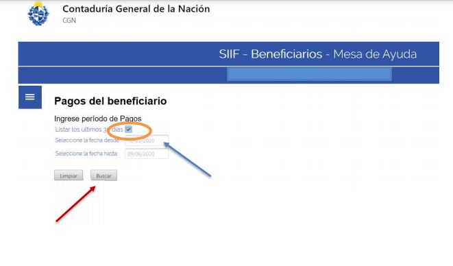 Opciones de búsqueda