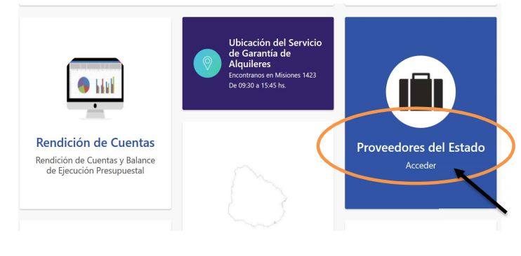Acceso a proveedores del estado
