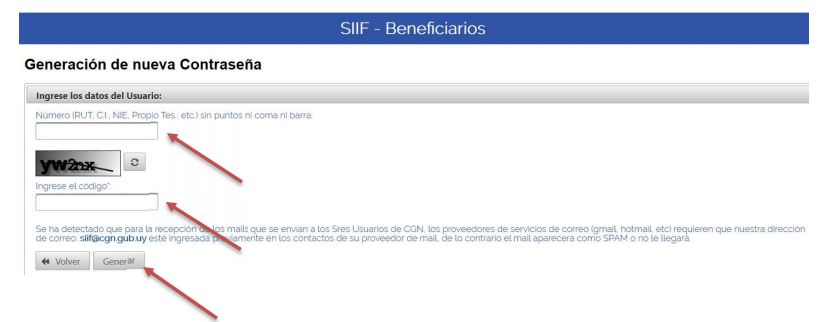 Ingreso de datos personales