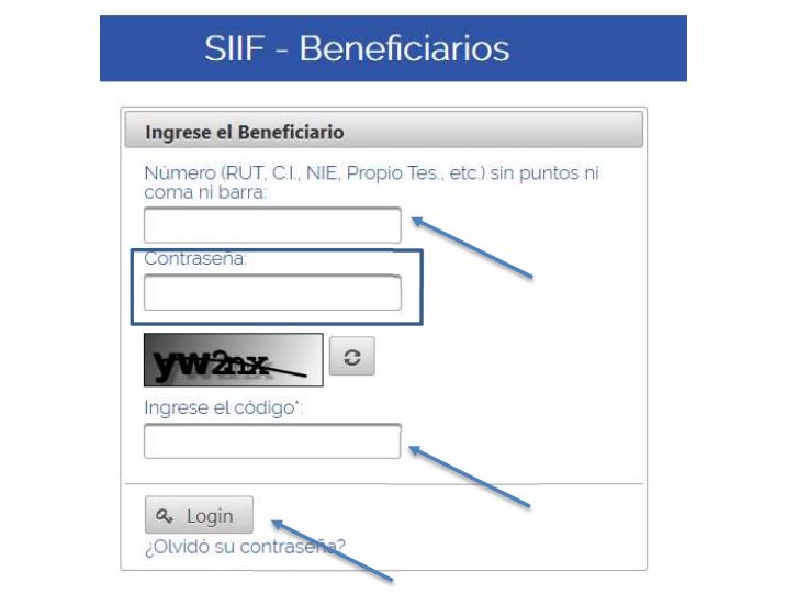 Ingreso de datos personales