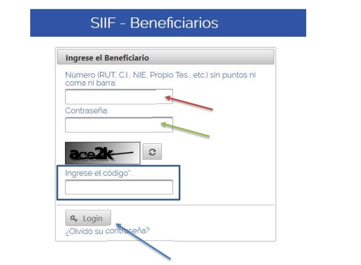 Ingreso de datos personales