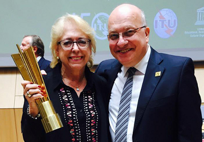 Dr. José Clastornik (AGESIC) y Esc. Ana María Sánchez