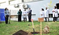 utoridades de ASSE junto a la ministra Azucena Arbeleche Visita al Centro Hospitalario Pereira Rossell