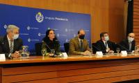 Ministros Azucena Arbeleche y Martín Lema Programa de apoyo a la primera infancia
