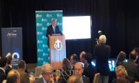 Ministro Danilo Astori Ministro Danilo Astori disertando en desayuno de trabajo de Somos Uruguay