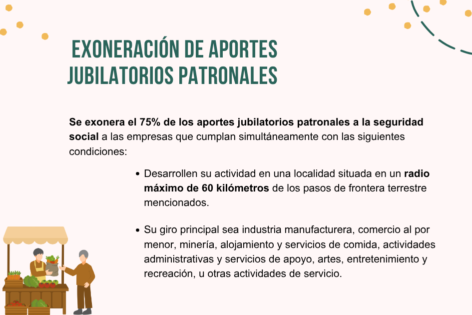 Medidas para la frontera Uruguay - Brasil. Decreto Reglamentario - Ley Nº 20.419 Información sobre la exoneración de aportes jubilatorios patronales